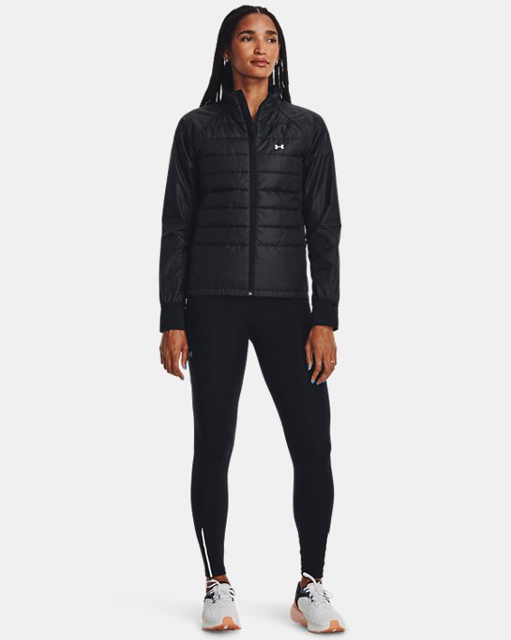Women's UA Storm Insulated Run Hybrid Jacket in Black image number 2